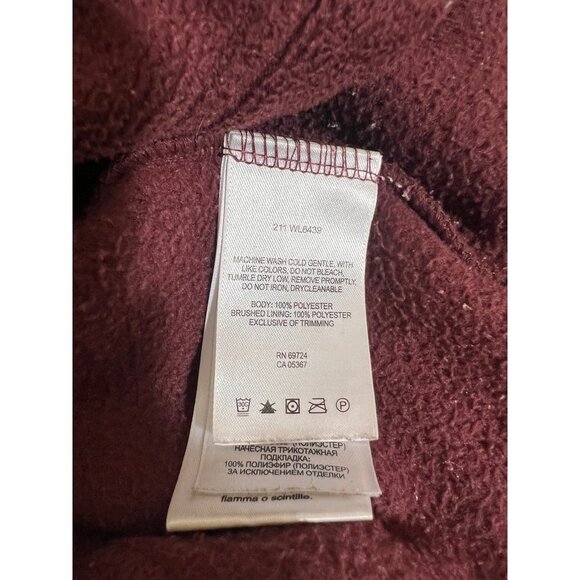 Columbia Men's Burgundy Full Zip Sweater - Picture 4 of 7